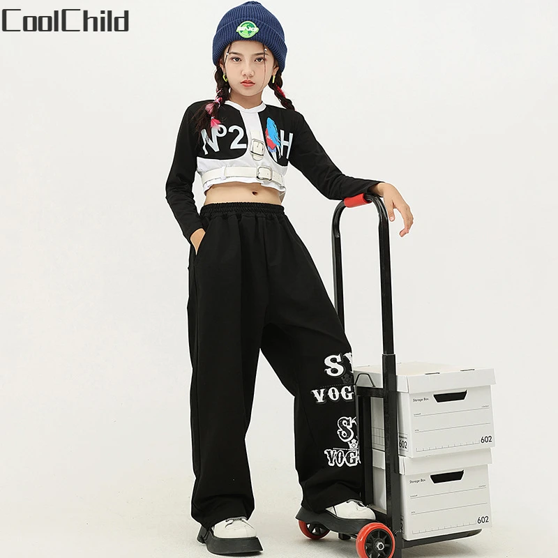 Hip Hop Girls Contrast Crop Top Street Dance Loose Jeans Child Cool Sweatshirt Streetwear Clothes Sets Kid Jazz Joggers Costumes
Hip Hop Girls Contrast Crop Top Street Dance Loose Jeans Child Cool Sweatshirt Streetwear Clothes Sets Kid Jazz Joggers Costumes