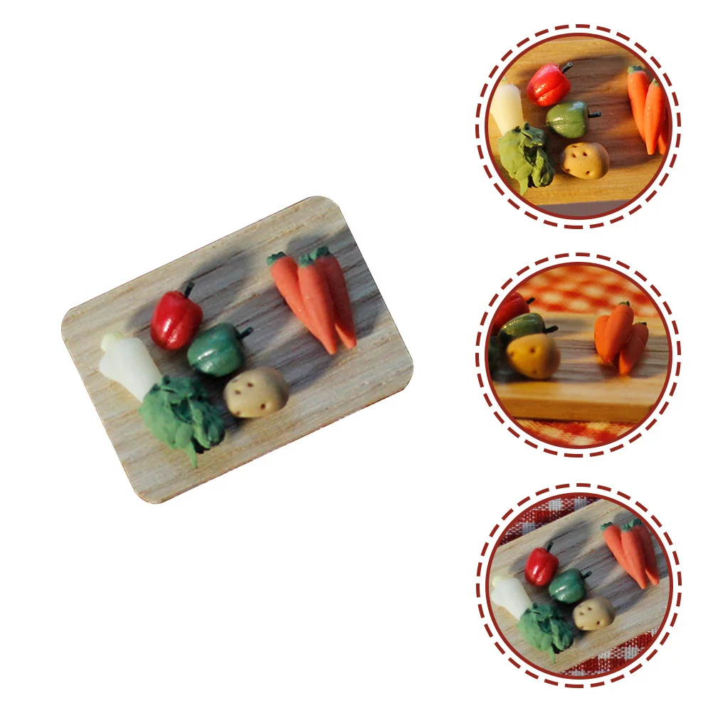 Mini Cutting Board For House Kitchen Set With Miniature Vegetables, Wooden Chopping Board For Kids Learning Hand-Eye
Mini Cutting Board For House Kitchen Set With Miniature Vegetables, Wooden Chopping Board For Kids Learning Hand-Eye