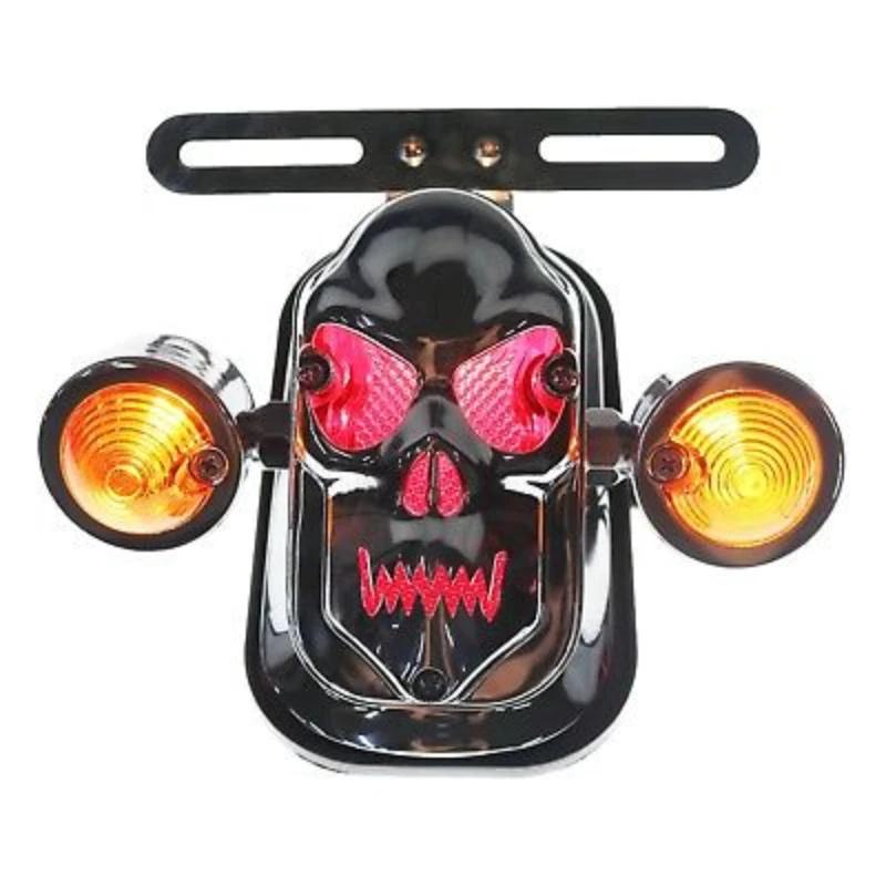Хромированный хвост с черепом, Флюоресцентный сигнал поворота для Harley Deluxe Springer Classic Bobber FL
Хромированный хвост с черепом, Флюоресцентный сигнал поворота для Harley Deluxe Springer Classic Bobber FL