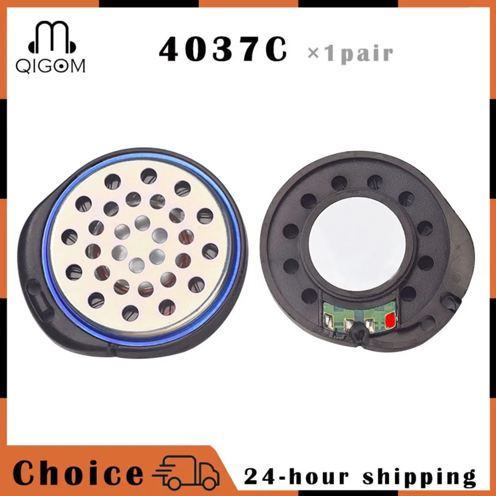 QIGOM HIFI Headphone Driver 4037C 1 Pair, 44MM 30Ω 128dB, Helmet Riding Horn, Tri-frequency Equalization, Earphone Speaker Unit
QIGOM HIFI Headphone Driver 4037C 1 Pair, 44MM 30Ω 128dB, Helmet Riding Horn, Tri-frequency Equalization, Earphone Speaker Unit