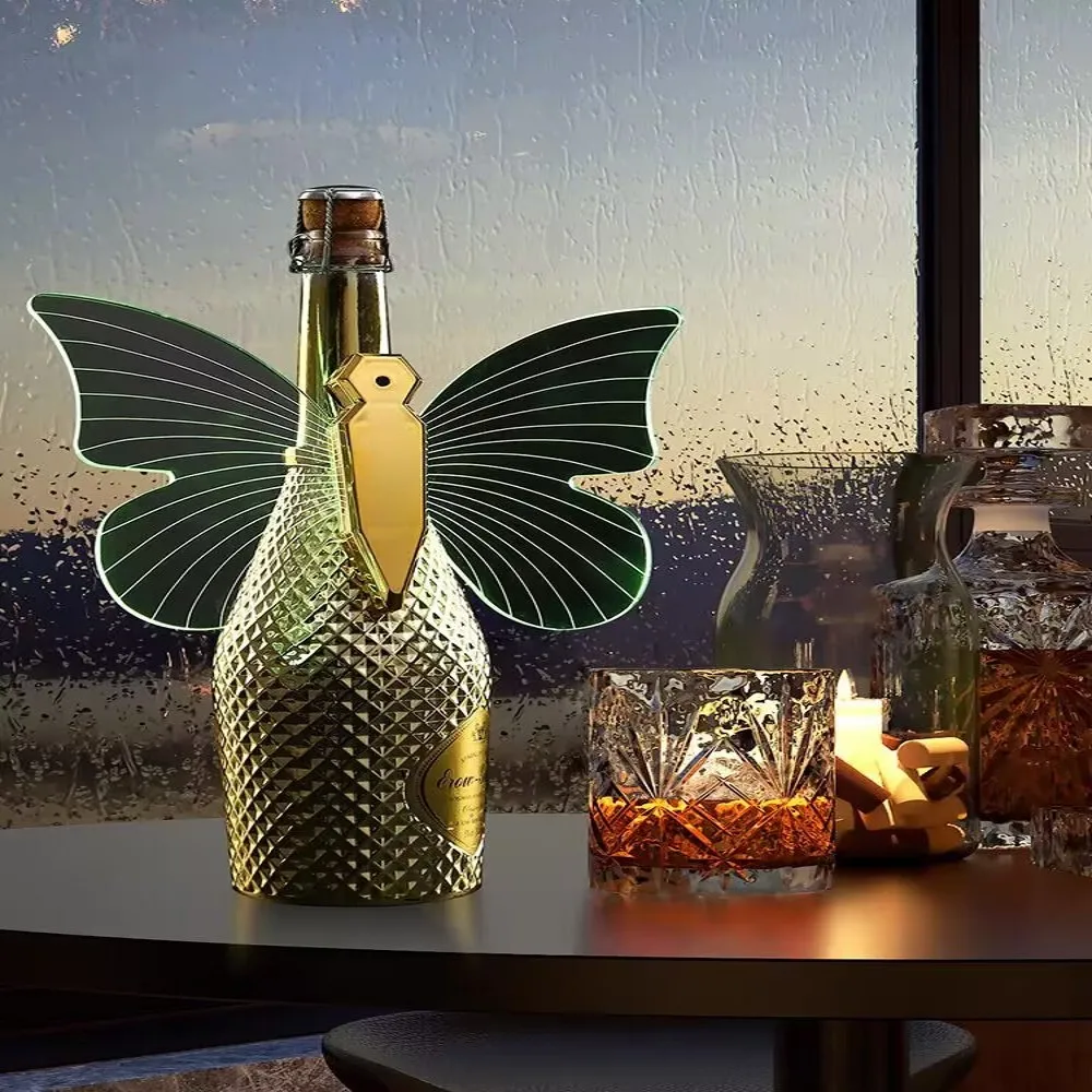 RGB Changeable LED Strobe Baton Wine Bottle Topper Glowing Butterfly Wing Light Party Bar LED Bottle Sparkler LED Flashing Stick
RGB Changeable LED Strobe Baton Wine Bottle Topper Glowing Butterfly Wing Light Party Bar LED Bottle Sparkler LED Flashing Stick