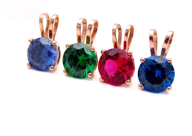 14k rose gold pendants colorful zircons pendant 585 rose gold jewelry
14k rose gold pendants colorful zircons pendant 585 rose gold jewelry