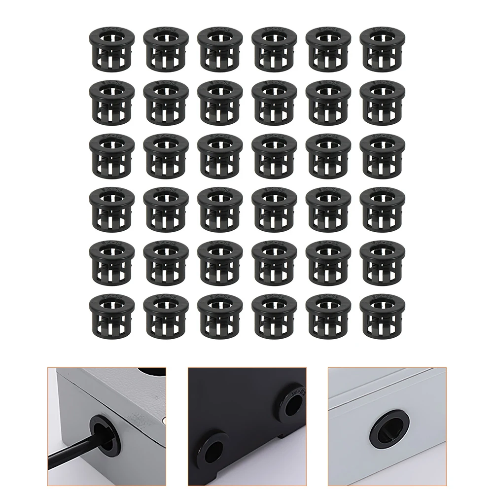 200pcs Cable Snap Bushing Grommet Nylon Wire Grommets For Panel Hole Desk Cord Organizer Black Snap-In Cable Pass Through Office
200pcs Cable Snap Bushing Grommet Nylon Wire Grommets For Panel Hole Desk Cord Organizer Black Snap-In Cable Pass Through Office