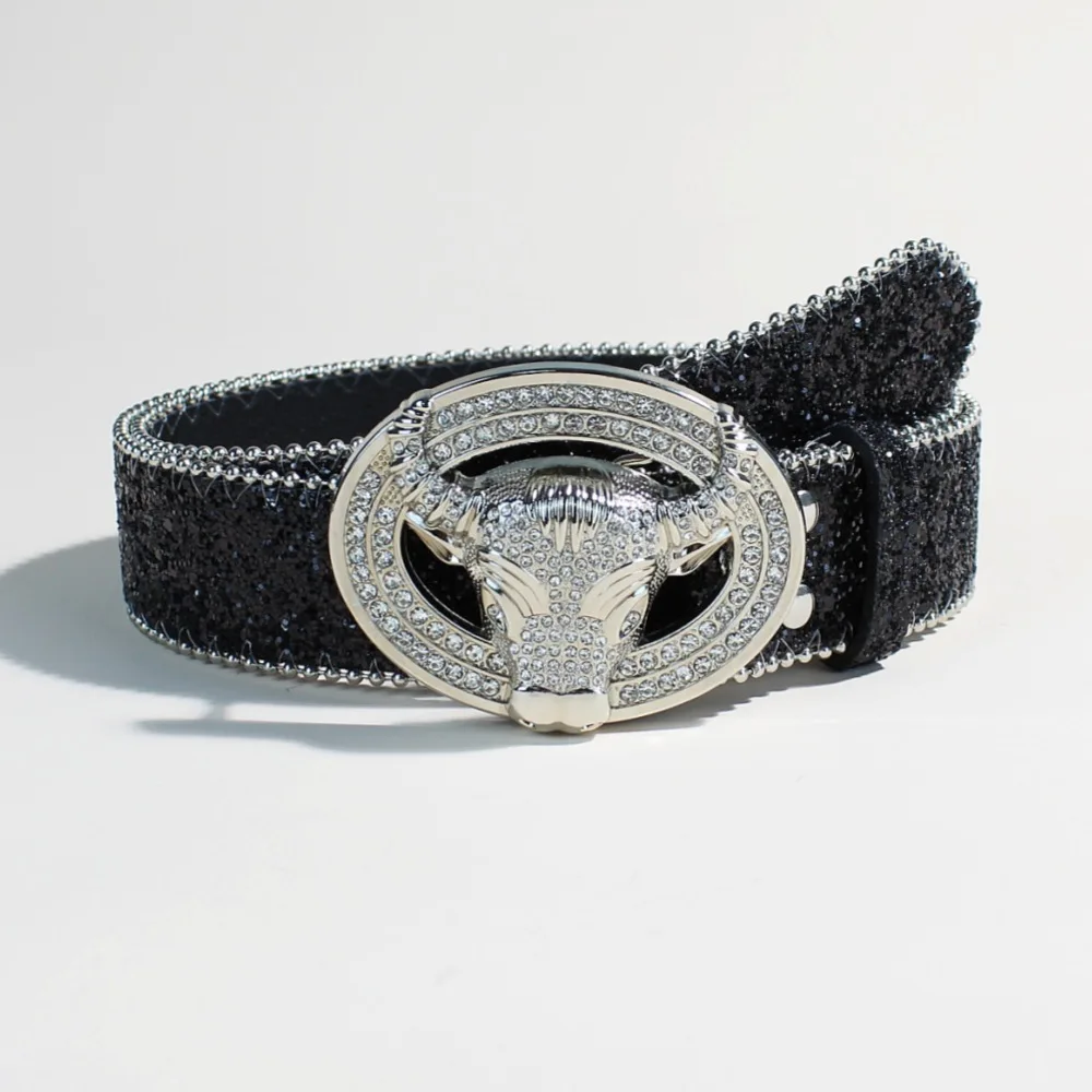 Original cow head buckle belt Y2K shiny series punk decoration women's belt Yabi decoration women's belt wholesale
Original cow head buckle belt Y2K shiny series punk decoration women's belt Yabi decoration women's belt wholesale