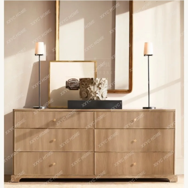 L* light luxury solid wood chest living room furniture bedroom dressing cabinet
L* light luxury solid wood chest living room furniture bedroom dressing cabinet