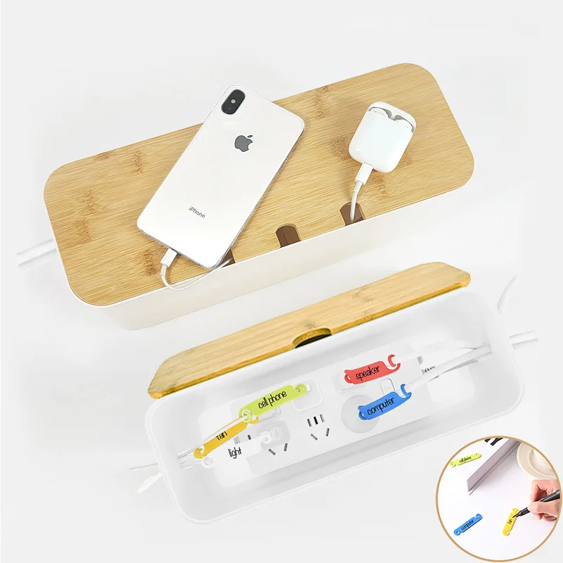 Socket Storage Box Dustproof High Quality Imitation Teak Cover Cable Manager Computer Hub Plug in Storage Box
Socket Storage Box Dustproof High Quality Imitation Teak Cover Cable Manager Computer Hub Plug in Storage Box
