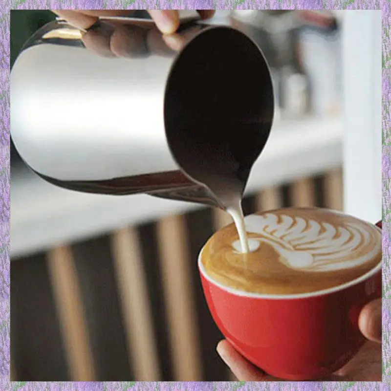 A63K-5X Milk Jug 350Ml Stainless Steel Frothing Pitcher Pull Flower Cup Coffee Milk Frother Latte Art Milk Foam Tool
A63K-5X Milk Jug 350Ml Stainless Steel Frothing Pitcher Pull Flower Cup Coffee Milk Frother Latte Art Milk Foam Tool