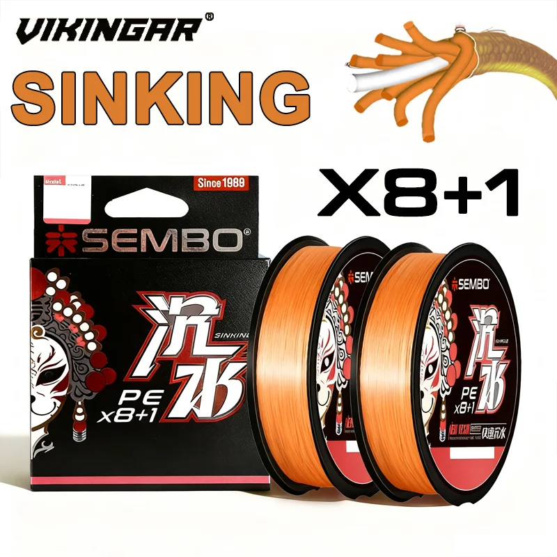 VIKINGAR Sinking X8 плетеные лески 8 жил тонущая полиэтиленовая леска 8 нитей 1 ядро сверхпрочное покрытие 9PE для ловли карпа
VIKINGAR Sinking X8 плетеные лески 8 жил тонущая полиэтиленовая леска 8 нитей 1 ядро сверхпрочное покрытие 9PE для ловли карпа