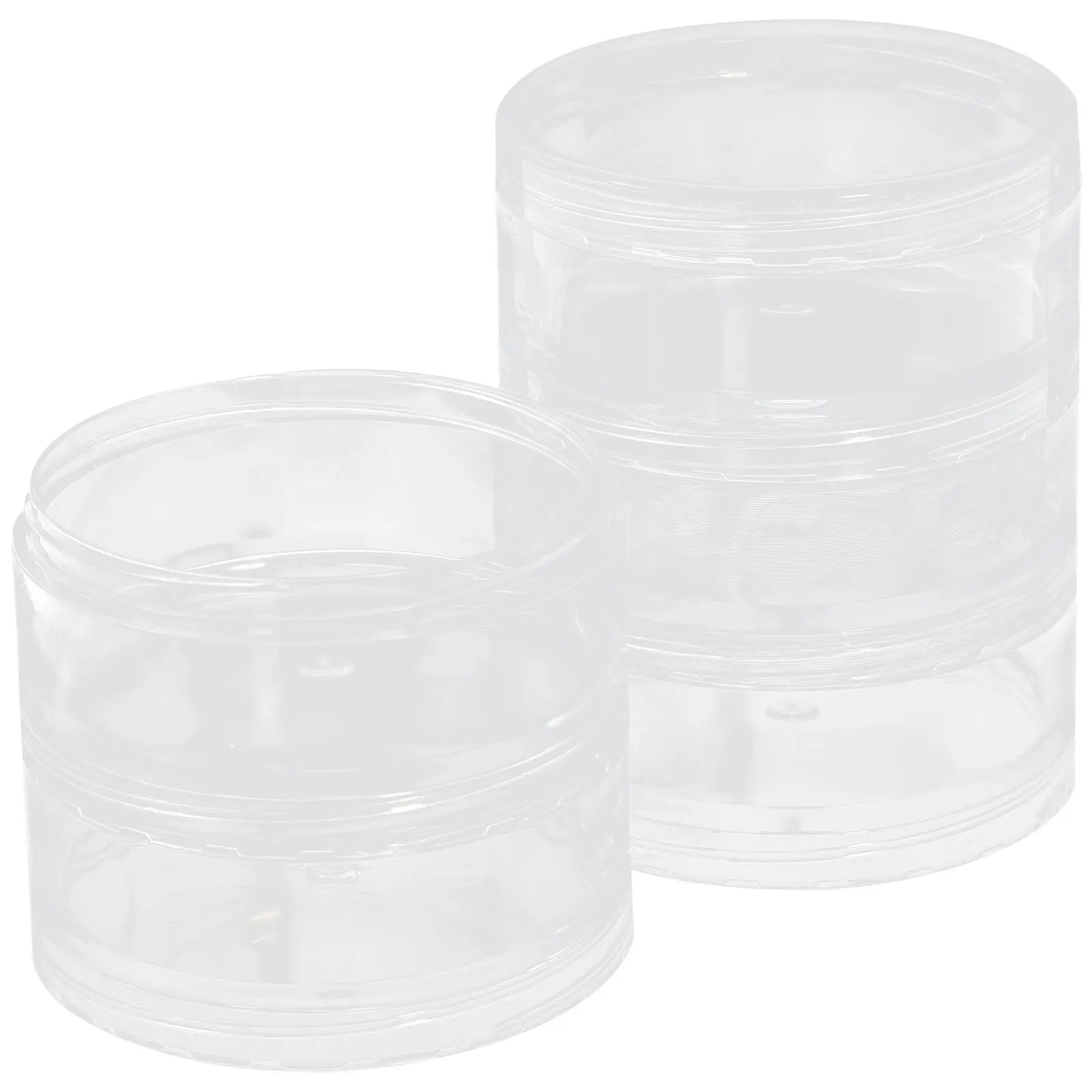 5 Layer Dressing Containers with Lids Transparent Round Cosmetics Makeup Case Organizer Travel
5 Layer Dressing Containers with Lids Transparent Round Cosmetics Makeup Case Organizer Travel