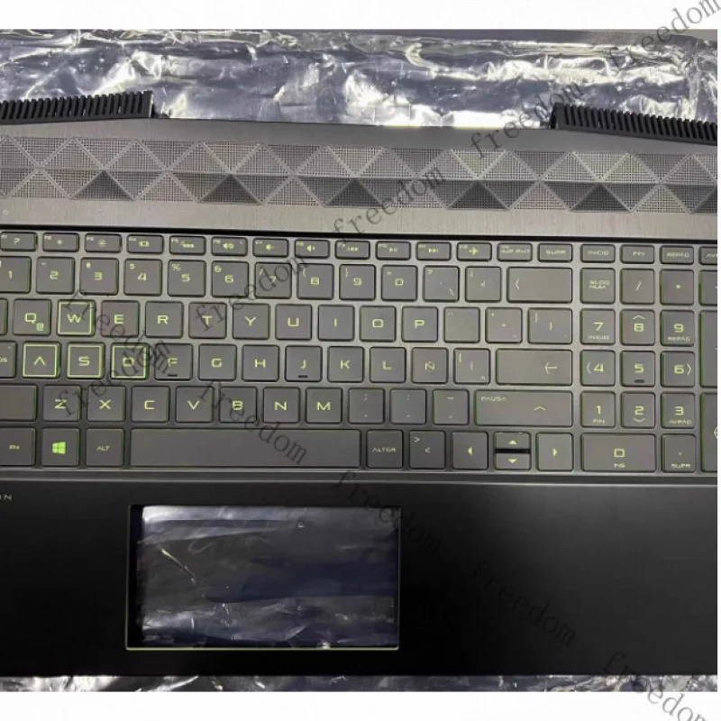 HTS For HP Pavilion Gaming 15-CX TPN-C133 Palmrest with Keyboard, Green Backlit Keys, Metal Version, Latin American Layout
HTS For HP Pavilion Gaming 15-CX TPN-C133 Palmrest with Keyboard, Green Backlit Keys, Metal Version, Latin American Layout