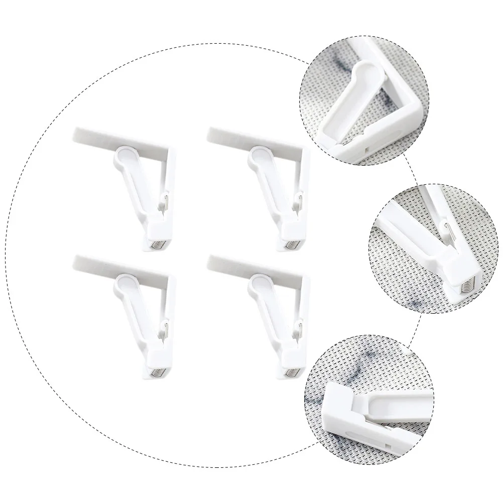 4pcs Tablecloth Spring Clips Premium Abs Adjustable Windproof Table Skirt Holders For Outdoor Indoor Wedding Party
4pcs Tablecloth Spring Clips Premium Abs Adjustable Windproof Table Skirt Holders For Outdoor Indoor Wedding Party