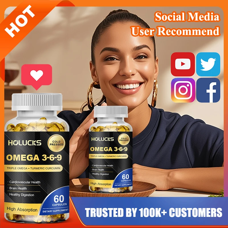 Капсулы HOLUCKS Omega 3-6-9 Complex с маслом льна и подсолнечника для поддержания здоровья сердца, сердечно-сосудистой системы и ежедневного оздоровления организма
Капсулы HOLUCKS Omega 3-6-9 Complex с маслом льна и подсолнечника для поддержания здоровья сердца, сердечно-сосудистой системы и ежедневного оздоровления организма