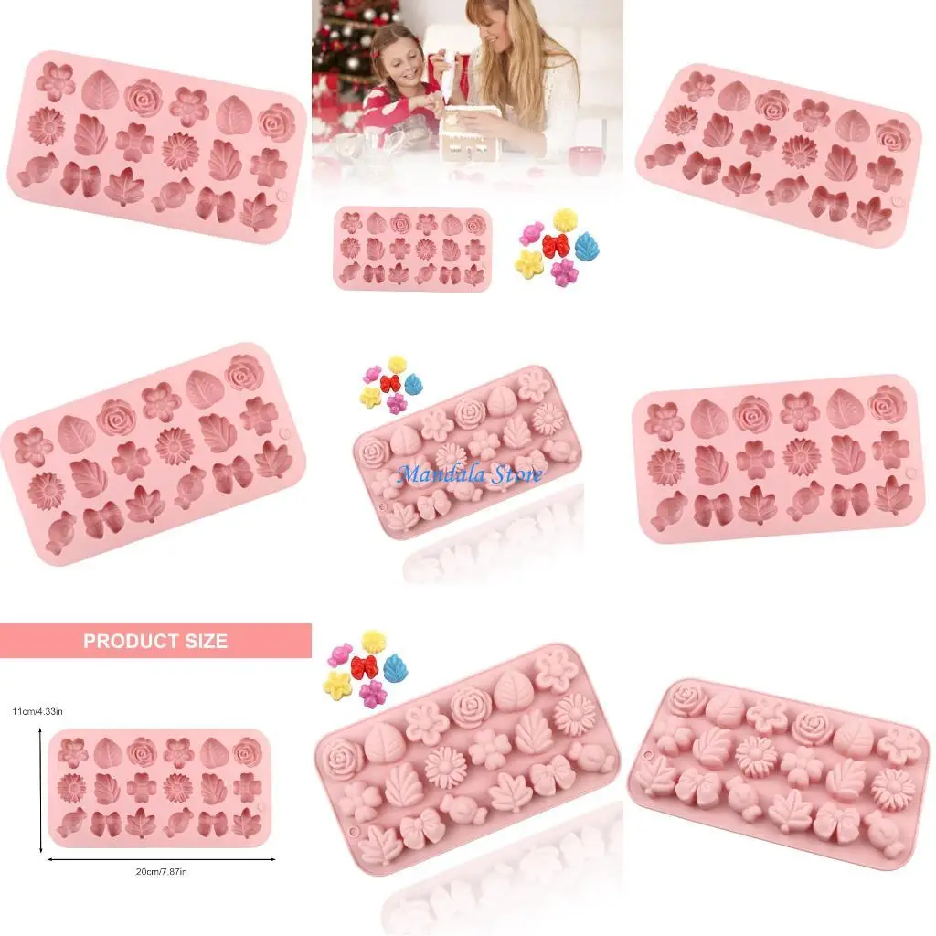 U2JC Silicone Baking Molds for Chocolate Cookie Candy Decorations 
U2JC Silicone Baking Molds for Chocolate Cookie Candy Decorations