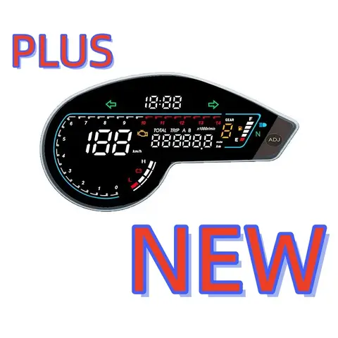 Nuevo Panel Digital LED para Motocicleta, Velocímetro, Tacómetro, Odómetro para Honda NXR150 NXR125 Honda XR 190 Italika dm150 dm200 dm 25