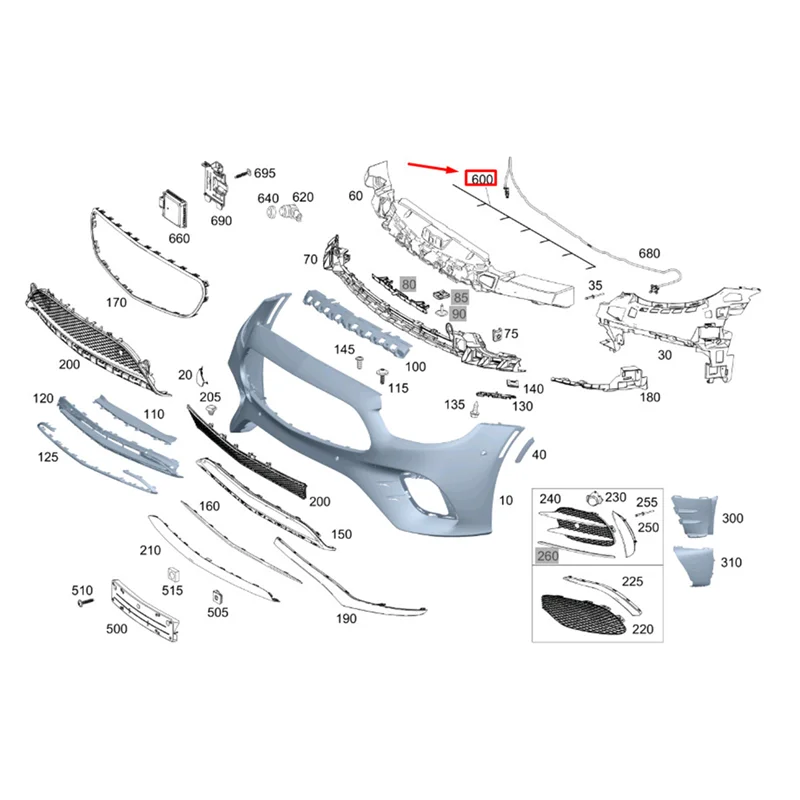 Car Front Bumper Parking Sensor Harness Wiring Parts A2135405403 For Mercedes-Benz E-Class W213 W238 2014-2021
Car Front Bumper Parking Sensor Harness Wiring Parts A2135405403 For Mercedes-Benz E-Class W213 W238 2014-2021