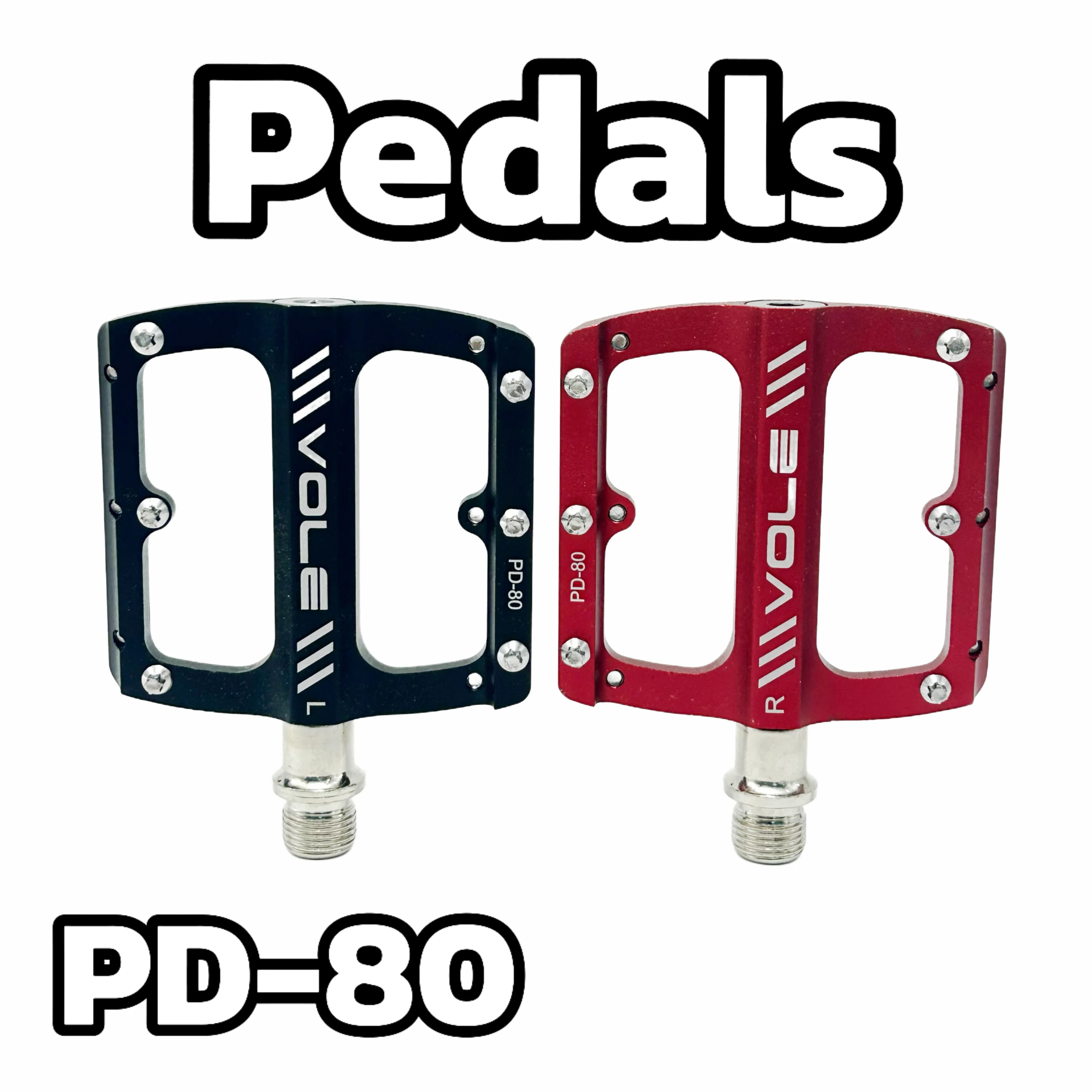 VOLE PD-80 Anti-slip High-quality aluminum alloy bearing road bike pedals portable pedals MTB pedals MTB bike parts
VOLE PD-80 Anti-slip High-quality aluminum alloy bearing road bike pedals portable pedals MTB pedals MTB bike parts