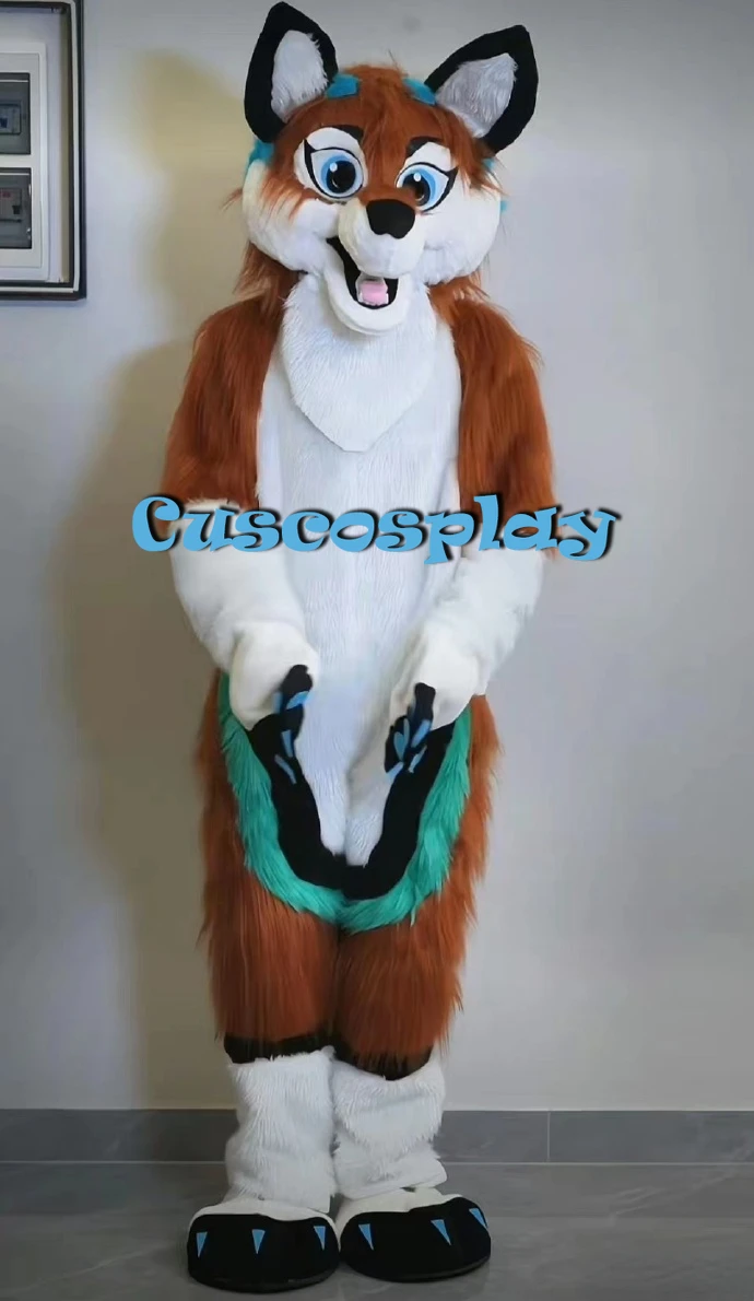 Halloween Long Fur Husky Dog Fox Fursuit Furry Mascot Costume Suit Cosplay Fancy Dress Adult Outdoor Outfit Fur Suit
Halloween Long Fur Husky Dog Fox Fursuit Furry Mascot Costume Suit Cosplay Fancy Dress Adult Outdoor Outfit Fur Suit