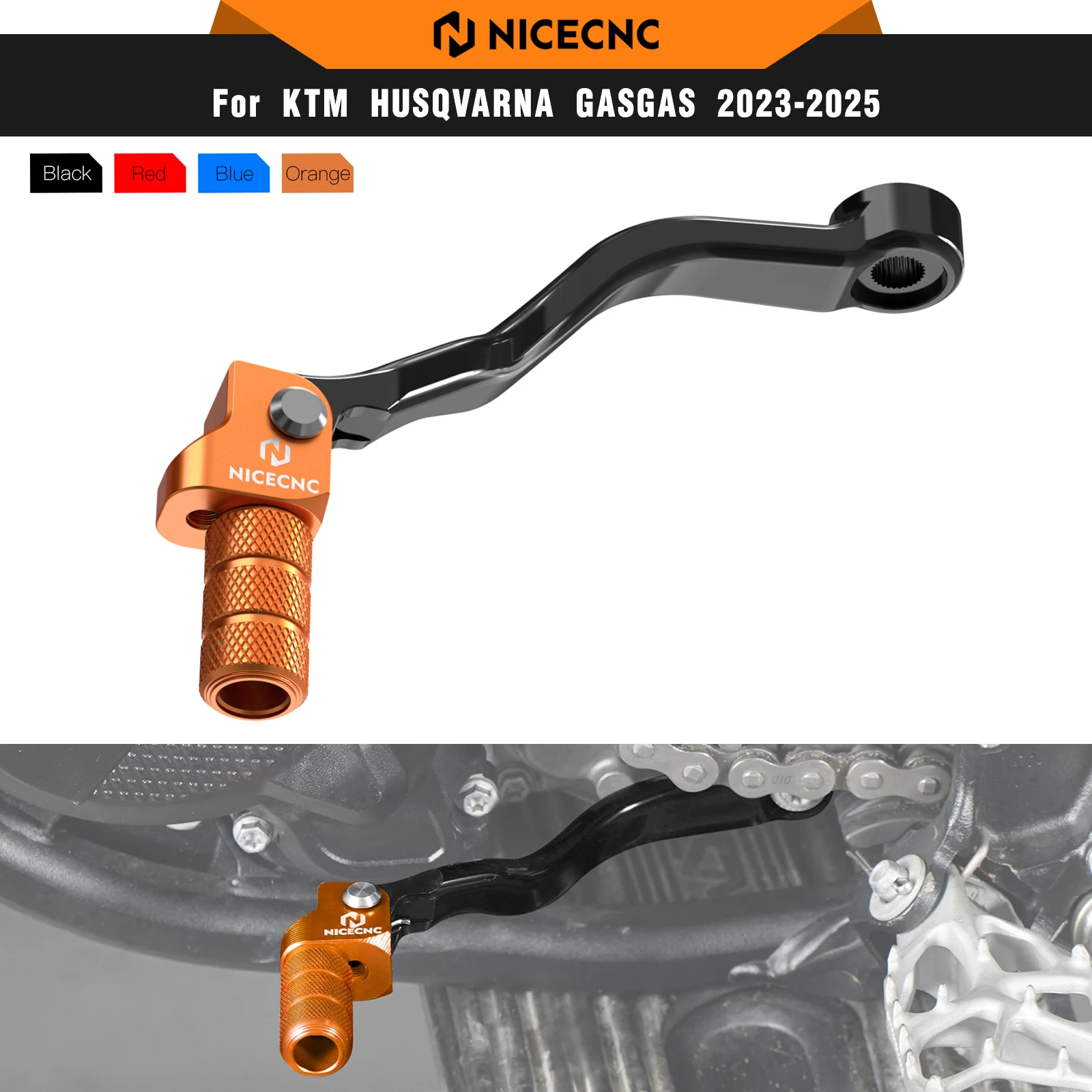NICECNC For KTM EXC 300 250 XCW 2024 2025 Forged Aluminum Gear Shift Shifter Lever For Husqvarna TE 300 GasGas EC 300 EC 250
NICECNC For KTM EXC 300 250 XCW 2024 2025 Forged Aluminum Gear Shift Shifter Lever For Husqvarna TE 300 GasGas EC 300 EC 250