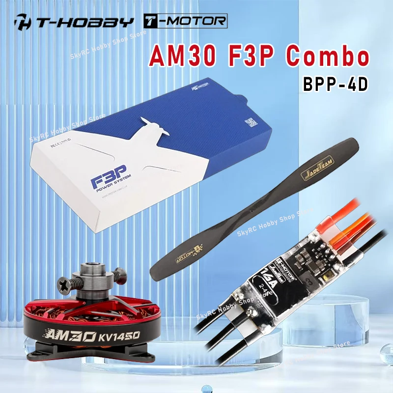 Комплект T-MOTOR T-HOBBY BPP-4D для соревнований AM30 Combo F3P для помещений, 1450KV
Комплект T-MOTOR T-HOBBY BPP-4D для соревнований AM30 Combo F3P для помещений, 1450KV