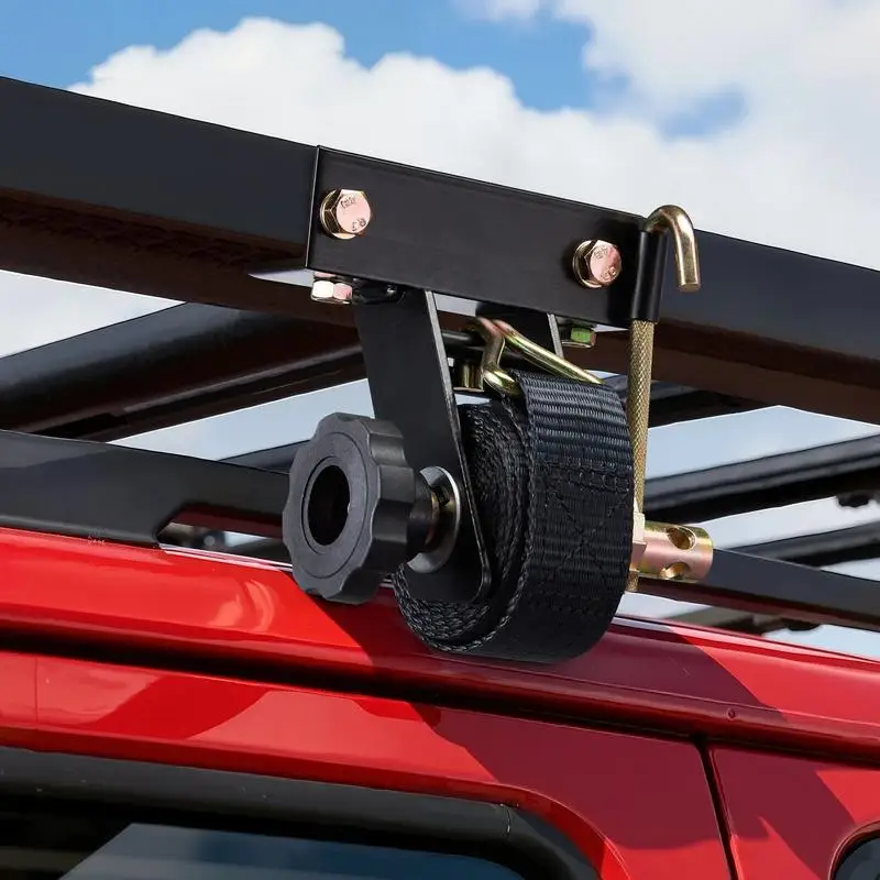 Ladder Rack Ratchet Straps, Black Square Tube Mount, 1.5 in Wide x 7.4 ft Long Black Ladder Rack Straps with Double J-Hooks, 500 lbs Load Heavy Duty, Cargo Buckle Lock Strap (4 Pack)
Ladder Rack Ratchet Straps, Black Square Tube Mount, 1.5 in Wide x 7.4 ft Long Black Ladder Rack Straps with Double J-Hooks, 500 lbs Load Heavy Duty, Cargo Buckle Lock Strap (4 Pack)