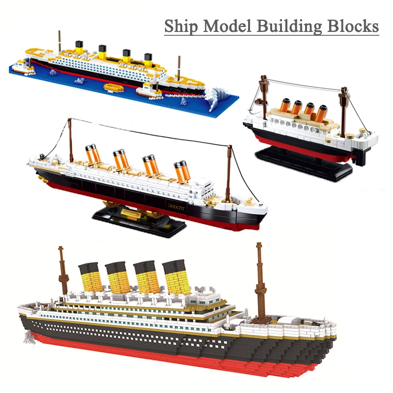 Building Block Toys Titanic Cruise Ship Classic Collection Model Decoration DIY Ship Assembled Building Blocks Children's Toys
Building Block Toys Titanic Cruise Ship Classic Collection Model Decoration DIY Ship Assembled Building Blocks Children's Toys