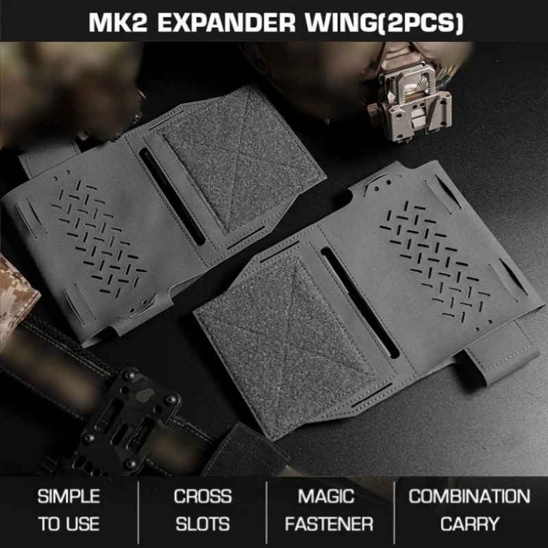 Outdoor modular front hanging quick release bag 2pcs - Hook-and-loop expansion wing bag suitable for mountaineering
Outdoor modular front hanging quick release bag 2pcs - Hook-and-loop expansion wing bag suitable for mountaineering