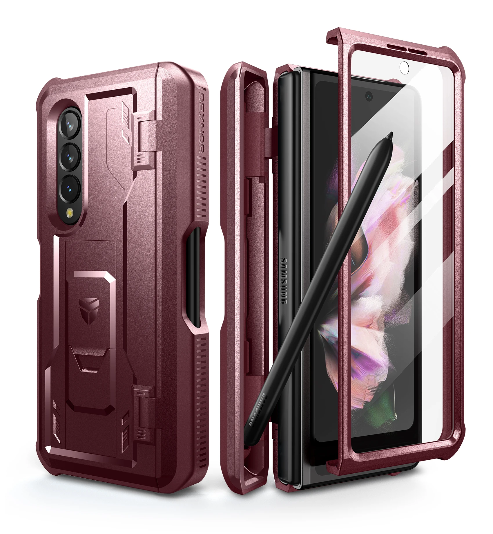 Полноразмерный бампер для Samsung Galaxy Z Fold 3, военный ударопрочный чехол-держатель со встроенным защитным экраном и слотом для ручки
Полноразмерный бампер для Samsung Galaxy Z Fold 3, военный ударопрочный чехол-держатель со встроенным защитным экраном и слотом для ручки