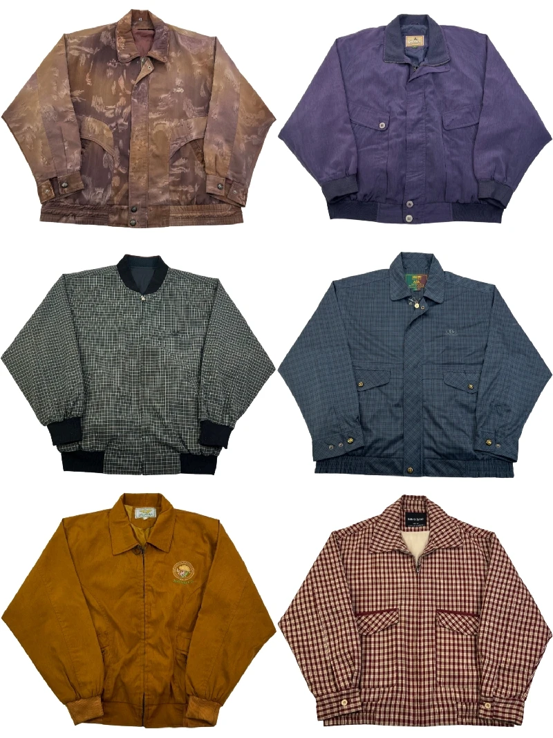 Retro Vintage Baseball Jaet Autumn Winter Worn-look Hong Kong Sle Outerwear Loose Fit Polyester Cotton Youth Faion
Retro Vintage Baseball Jaet Autumn Winter Worn-look Hong Kong Sle Outerwear Loose Fit Polyester Cotton Youth Faion
