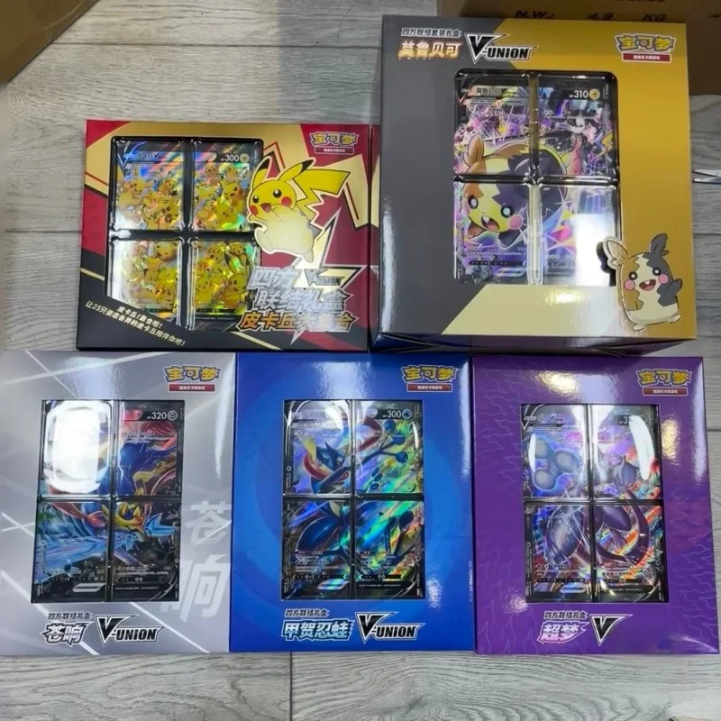 2025 New Genuine 100% Original Pokemon Ptcg Card Quartet Coupling V-Union Gift Boxes Pikachu Big Gather Moru Baker Mew-Two Ptcg
2025 New Genuine 100% Original Pokemon Ptcg Card Quartet Coupling V-Union Gift Boxes Pikachu Big Gather Moru Baker Mew-Two Ptcg