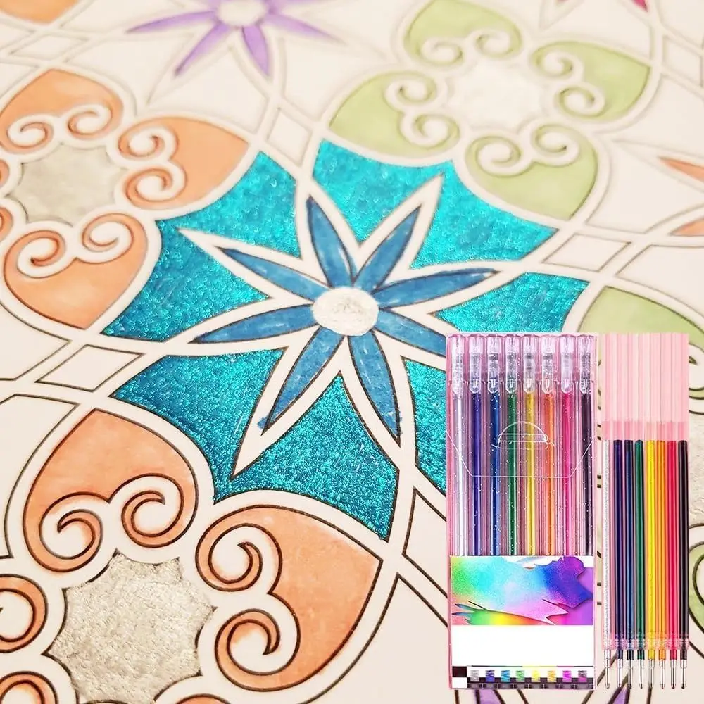 Подарочный набор блестящих гелевых ручек, забавные школьные принадлежности, маркировочная ручка для студентов, гелевая ручка, канцелярские принадлежности для студентов для рисования 
Подарочный набор блестящих гелевых ручек, забавные школьные принадлежности, маркировочная ручка для студентов, гелевая ручка, канцелярские принадлежности для студентов для рисования