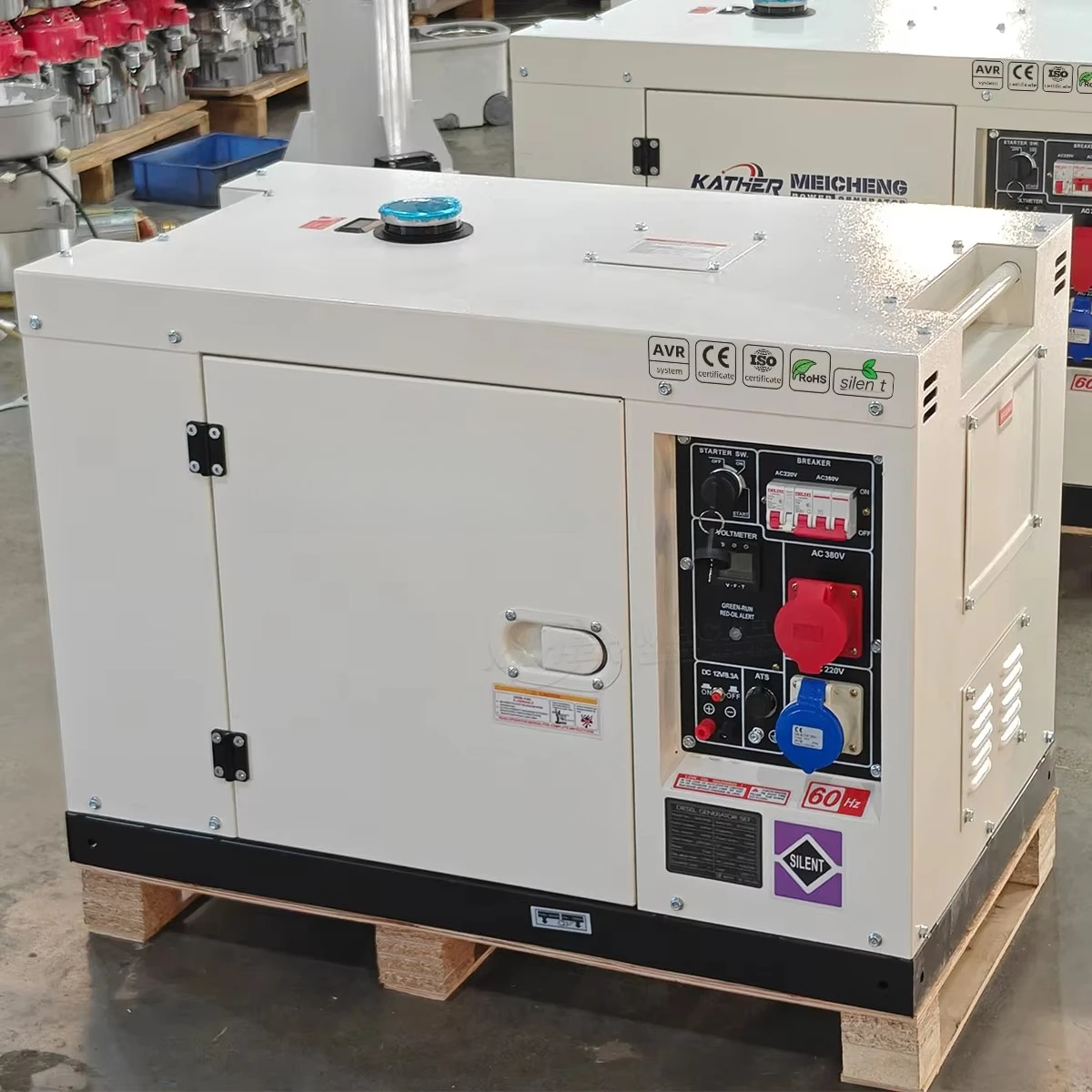 Super Silent 5KW 5.5KW 7KW 8KW 9KW 10KW 20KW Diesel Generators 10KVA 20KVA Diesel Genset Low Rpm Electric Power Generator Price
Super Silent 5KW 5.5KW 7KW 8KW 9KW 10KW 20KW Diesel Generators 10KVA 20KVA Diesel Genset Low Rpm Electric Power Generator Price