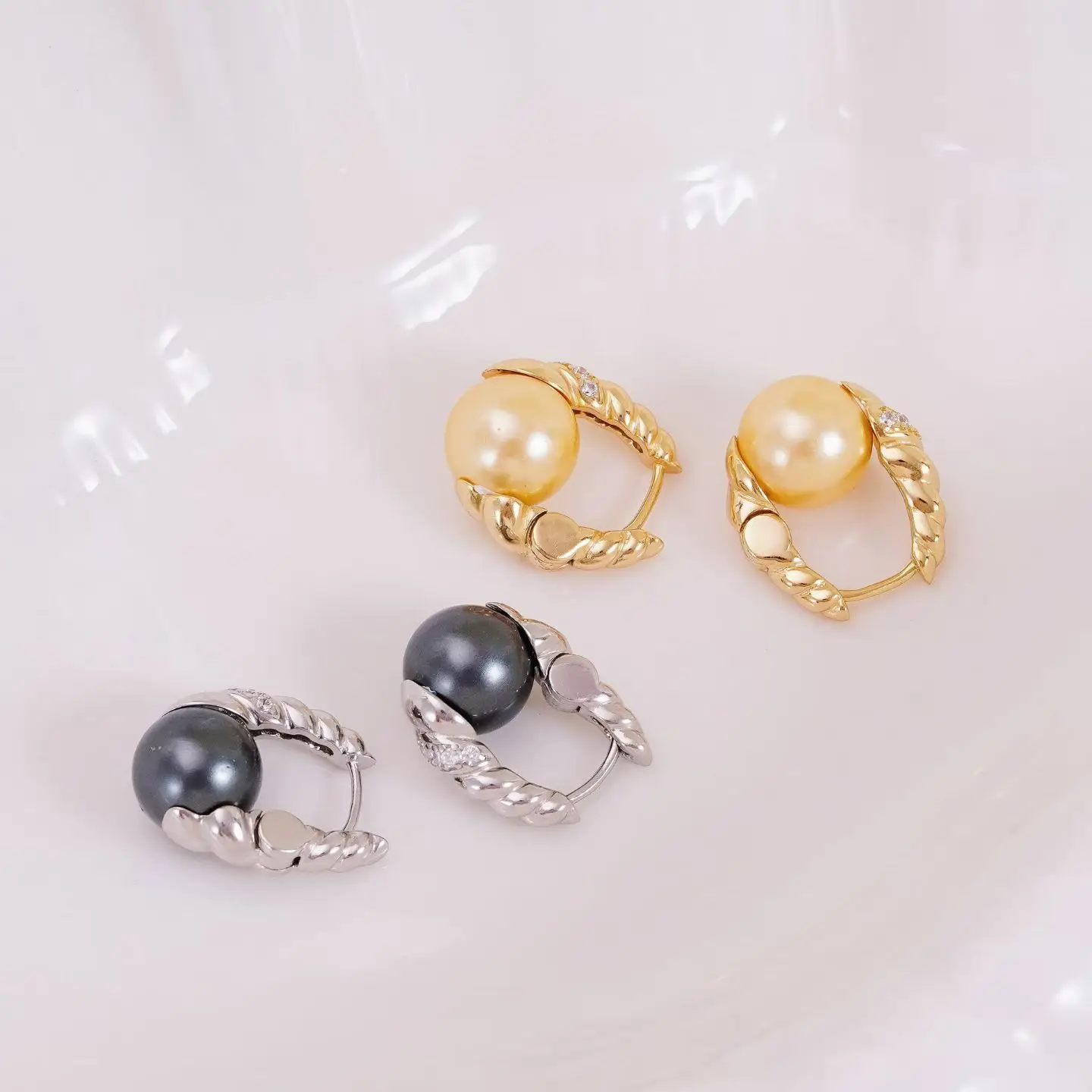 S925 Sterling Silver Earrings Base Findings Mountings Jewelry Mounts Fittings Accessories for 10-11mm Pearls
S925 Sterling Silver Earrings Base Findings Mountings Jewelry Mounts Fittings Accessories for 10-11mm Pearls