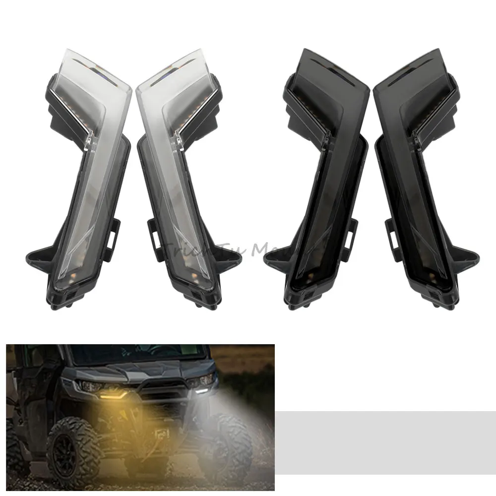 1Pair Front Led Accent Light Fit For Can-Am Defender Commander (Max) 2020–2025 Clear/Smoke Dc 12V Abs Housing Running Turn Light
1Pair Front Led Accent Light Fit For Can-Am Defender Commander (Max) 2020–2025 Clear/Smoke Dc 12V Abs Housing Running Turn Light