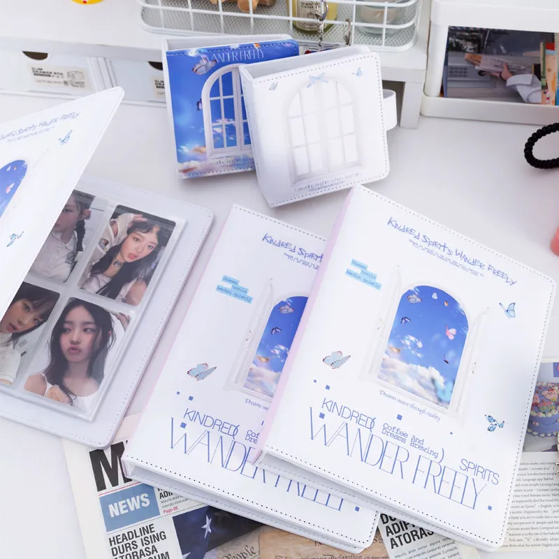 Butterfly Dream Window 3-Inch Photocard Album, Refillable 4-Grid / 1-Grid Loose-Leaf Binder for Polaroid Pictures & Idol Cards
Butterfly Dream Window 3-Inch Photocard Album, Refillable 4-Grid / 1-Grid Loose-Leaf Binder for Polaroid Pictures & Idol Cards