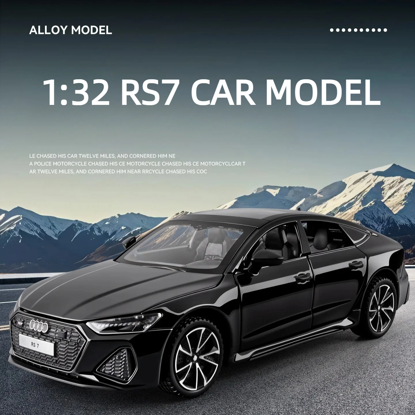 1:32 RS7 Alloy Car Model with Sound and Light Pull Back Toy Diecast Alloy Car Model Collectible Gift
1:32 RS7 Alloy Car Model with Sound and Light Pull Back Toy Diecast Alloy Car Model Collectible Gift