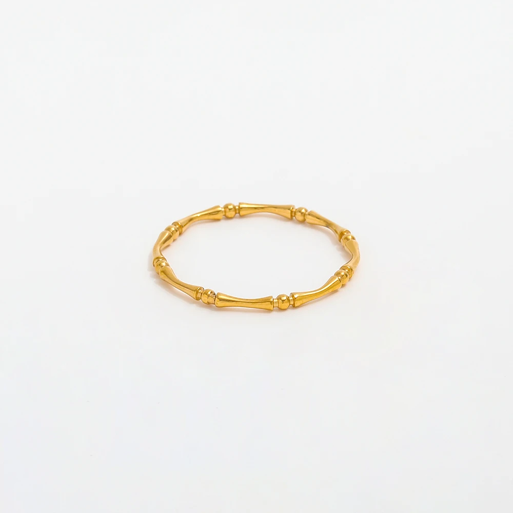 Joolim Jewelry Wholesale High End PVD No Fade Fashion Entry Lux Bamboo Joint Stainless Steel Ring for Women
Joolim Jewelry Wholesale High End PVD No Fade Fashion Entry Lux Bamboo Joint Stainless Steel Ring for Women