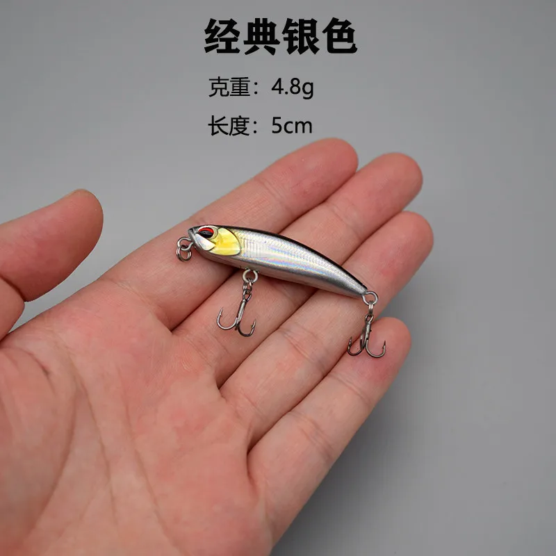 1pcs 5cm/4.8g Mini Laser Hard Minnow Sinking Bait Wobbler Jerkbait Crank Fishing Lures Hook Bass Pesca Fresh Saltwater Tackle
1pcs 5cm/4.8g Mini Laser Hard Minnow Sinking Bait Wobbler Jerkbait Crank Fishing Lures Hook Bass Pesca Fresh Saltwater Tackle