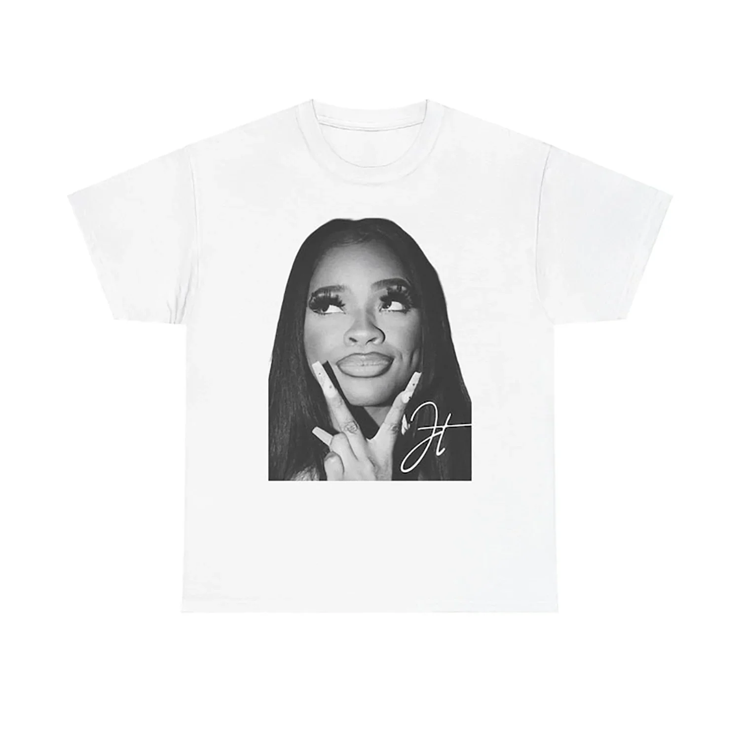Футболка JT merch Rapper с коротким рукавом, футболка с круглым вырезом для мужчин и женщин, топ в стиле хип-хоп
Футболка JT merch Rapper с коротким рукавом, футболка с круглым вырезом для мужчин и женщин, топ в стиле хип-хоп