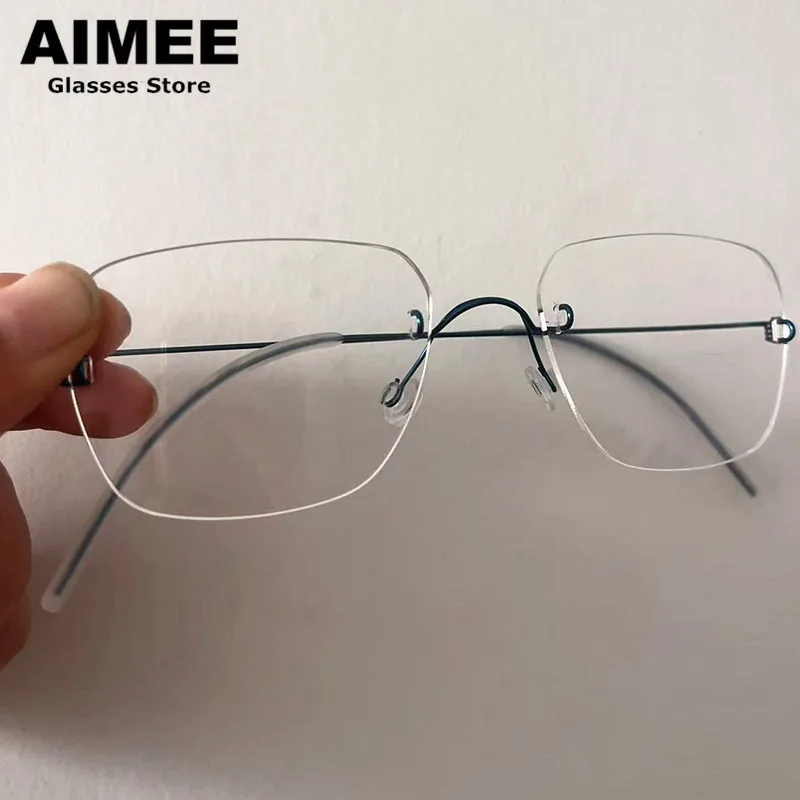 Polygon Square Rimless Glasses Frame 2487 Denmark Brand Men Screwless Titanium Ultralight Eyeglasses Women Frameless Spectacles
Polygon Square Rimless Glasses Frame 2487 Denmark Brand Men Screwless Titanium Ultralight Eyeglasses Women Frameless Spectacles