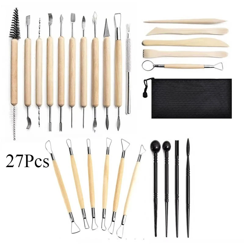 Light Clay Double-headed Clay Sculpting Tool Hoop Design Carving Tools Pottery Tools for Shaping, Building, Crafting, Dotting
Light Clay Double-headed Clay Sculpting Tool Hoop Design Carving Tools Pottery Tools for Shaping, Building, Crafting, Dotting
