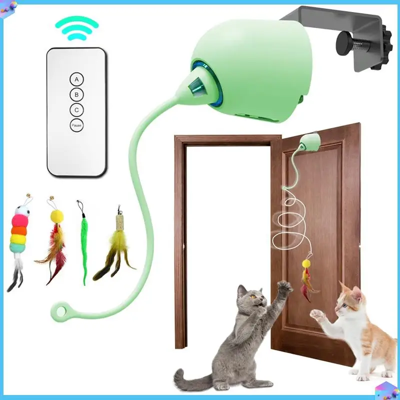 A43T Hanging Electric Cat Toys For Indoor Cats Cat Teaser Toy Automatic Cat Toy Green
A43T Hanging Electric Cat Toys For Indoor Cats Cat Teaser Toy Automatic Cat Toy Green
