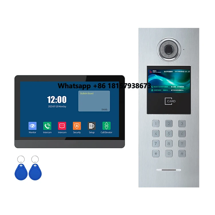 4G Wireless Video & Audio Door Phone Intercom system Indoor Units with WiFi for Outdoor Applications Color
4G Wireless Video & Audio Door Phone Intercom system Indoor Units with WiFi for Outdoor Applications Color