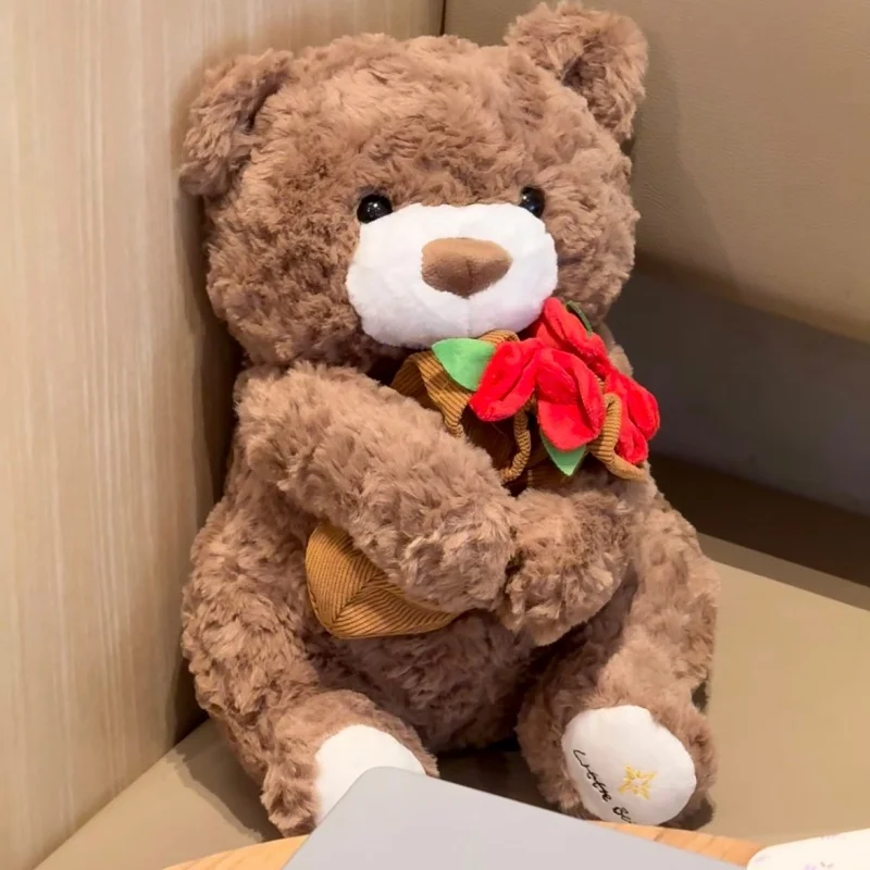 Плюшевый мишка-кукла с букетом роз 25 см, с подвеской в виде сердца, романтический подарок на День святого Валентина для девушек, подруг, декор
Плюшевый мишка-кукла с букетом роз 25 см, с подвеской в виде сердца, романтический подарок на День святого Валентина для девушек, подруг, декор