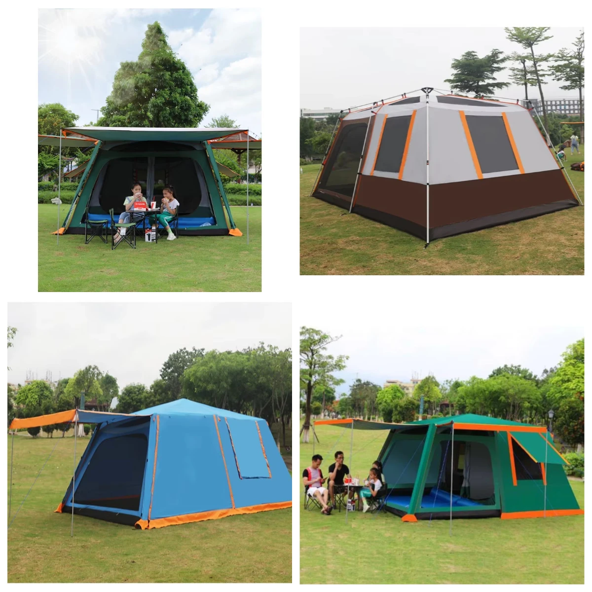 High Quality Automatic Quick Open Waterproof 8-12 Person Family Camping Outdoor Tent
High Quality Automatic Quick Open Waterproof 8-12 Person Family Camping Outdoor Tent