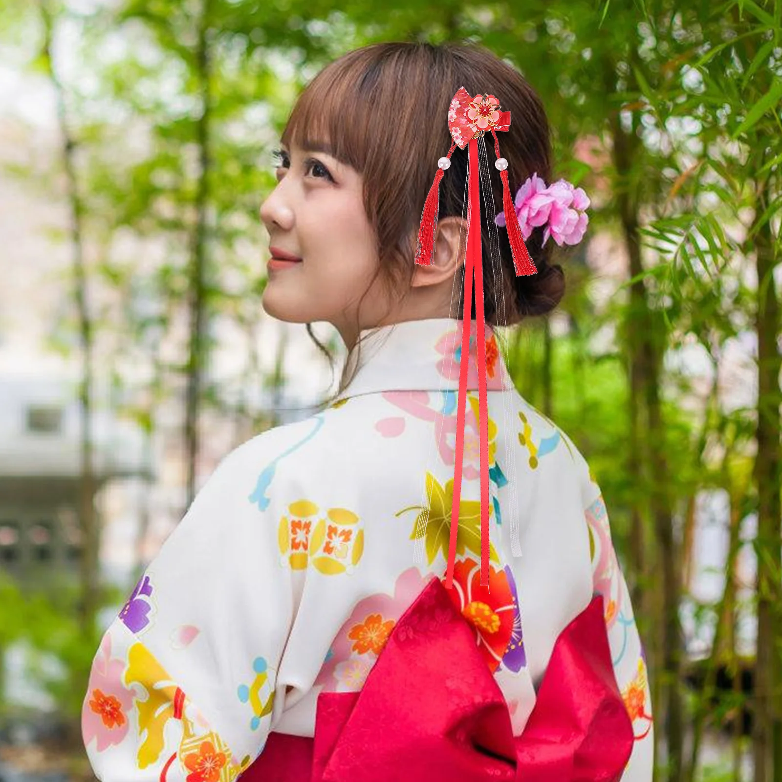 2 pcs Japanese Red Flower Tassel Ribbon Decorative Accessories Women Party Flower Hair Clips Fan Hair Clips Dating
2 pcs Japanese Red Flower Tassel Ribbon Decorative Accessories Women Party Flower Hair Clips Fan Hair Clips Dating