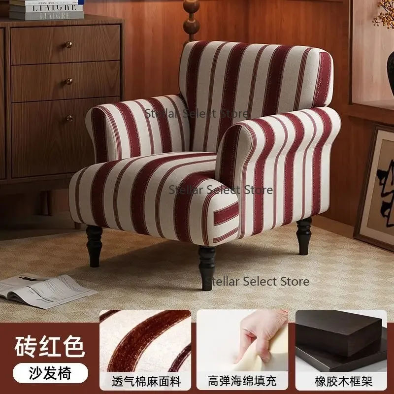 #A for Cozy Living Rooms & Tiny Homes Chic French Retro Single Armchair, Timeless Design Cotton Linen Seating
#A for Cozy Living Rooms & Tiny Homes Chic French Retro Single Armchair, Timeless Design Cotton Linen Seating