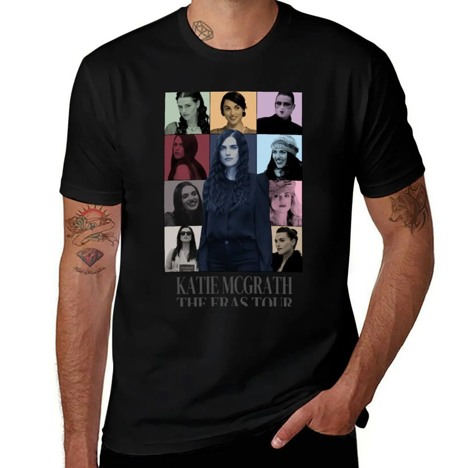 Katie McGrath's Eras Poster T-Shirt graphic t shirt vintage designer shirts street wear plain white t shirts men
Katie McGrath's Eras Poster T-Shirt graphic t shirt vintage designer shirts street wear plain white t shirts men