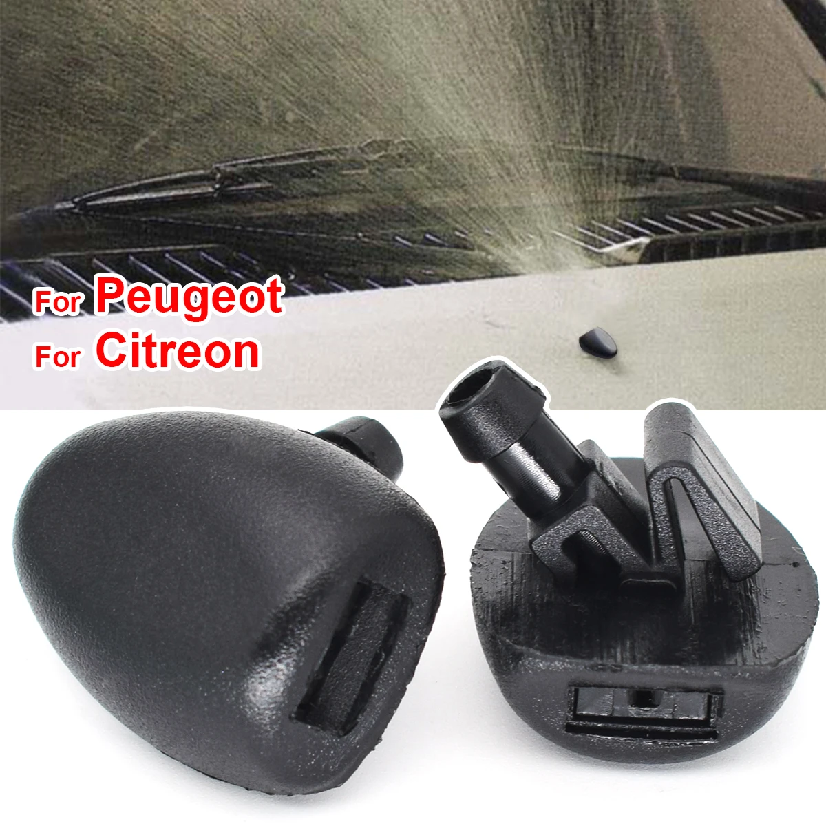 2Pcs Front Windshield Wiper Washer Jet Spray Nozzle For Peugeot 206 206+ 407 6438J2 6438E6 6438AV 6438W2 6438Z1 Water Nozzles
2Pcs Front Windshield Wiper Washer Jet Spray Nozzle For Peugeot 206 206+ 407 6438J2 6438E6 6438AV 6438W2 6438Z1 Water Nozzles