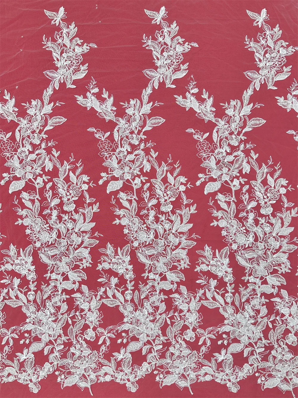 Fashion White French Mesh Beads Embroidery Sequins Lace Fabric African Nigerian Groom Lace Fabric For Wedding Dress Women
Fashion White French Mesh Beads Embroidery Sequins Lace Fabric African Nigerian Groom Lace Fabric For Wedding Dress Women