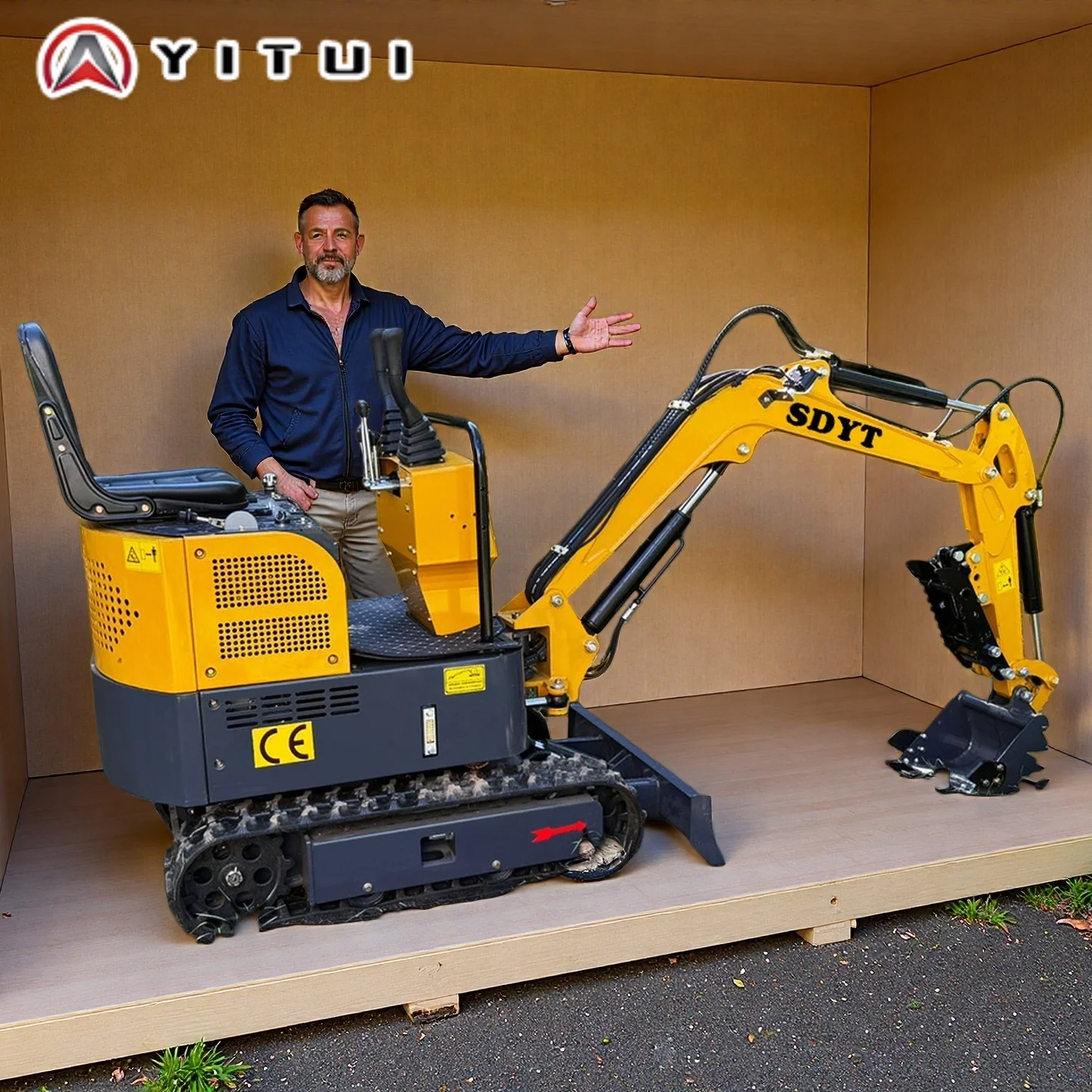 Customized 1.2 Ton Mini Excavator with Quick Attachments EPA Certified Farm Digger Free Shipping Worldwide
Customized 1.2 Ton Mini Excavator with Quick Attachments EPA Certified Farm Digger Free Shipping Worldwide